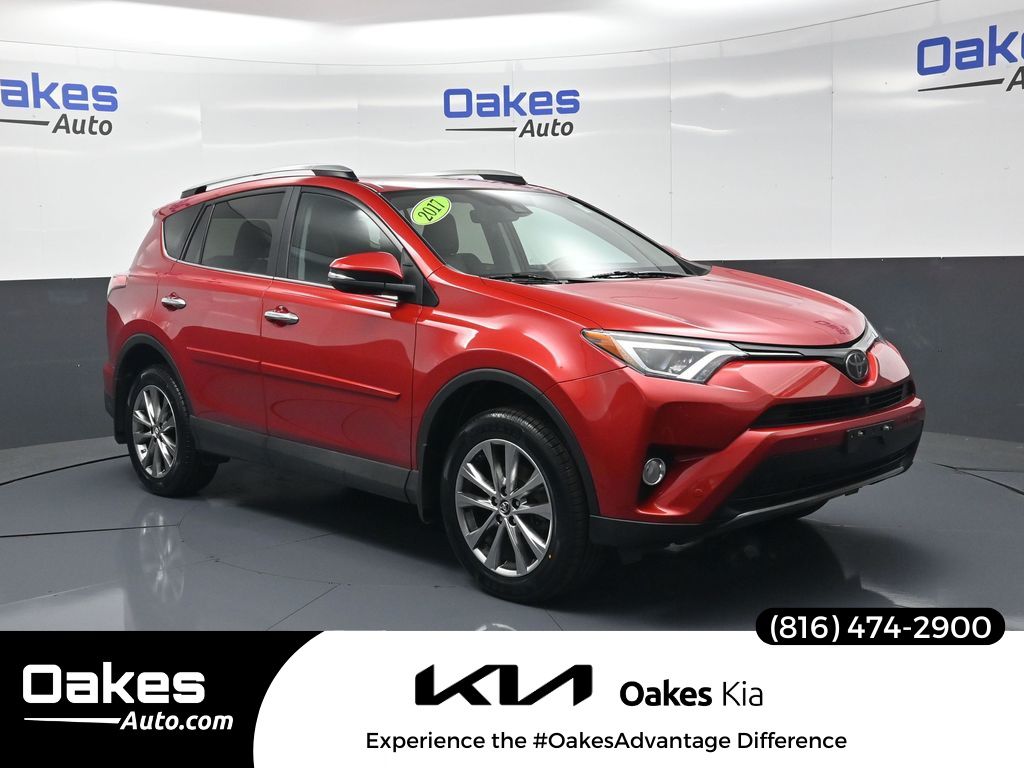 Barcelona Red Metallic 2017 Toyota RAV4 SUV / Crossover All-Wheel Drive 6-Speed Automatic