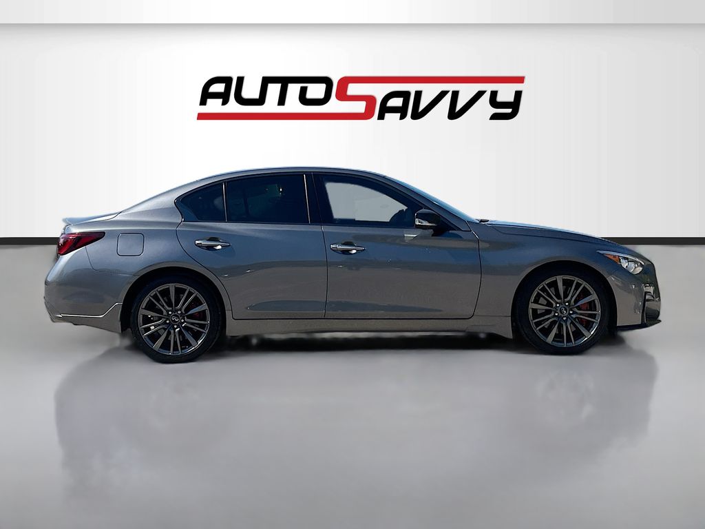 2022 INFINITI Q50 Red Sport 400 Gray at AutoSavvy Houston Southwest
