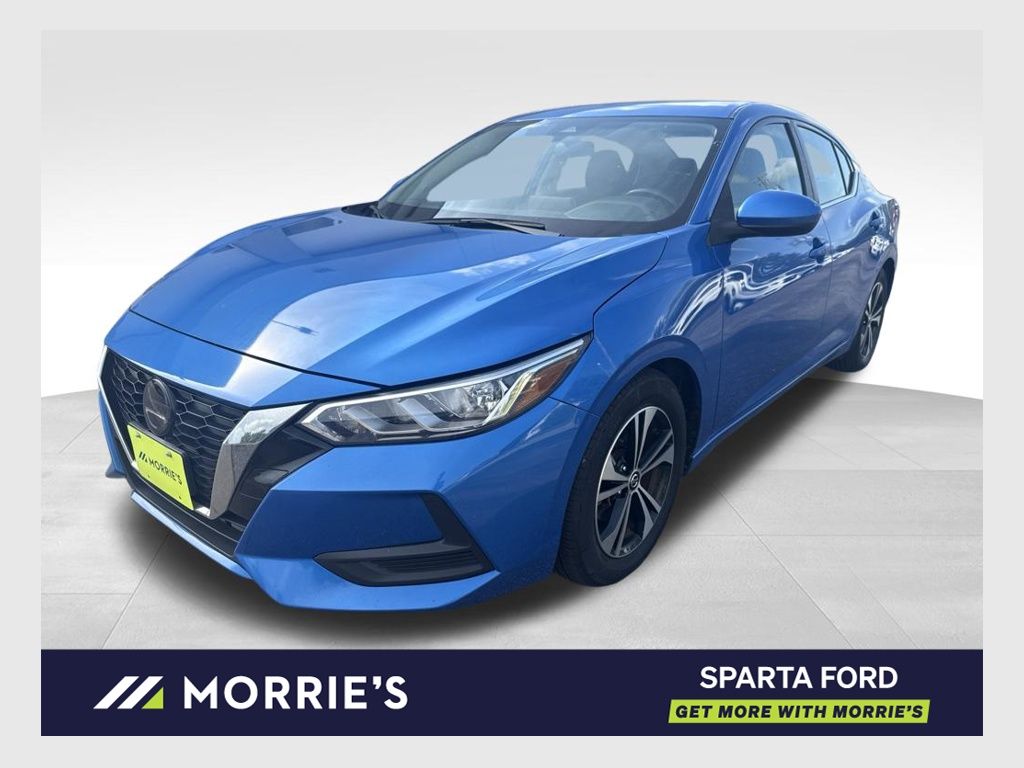 Electric Blue Metallic 2022 Nissan Sentra Sedan Front-Wheel Drive Continuously Variable Transmission