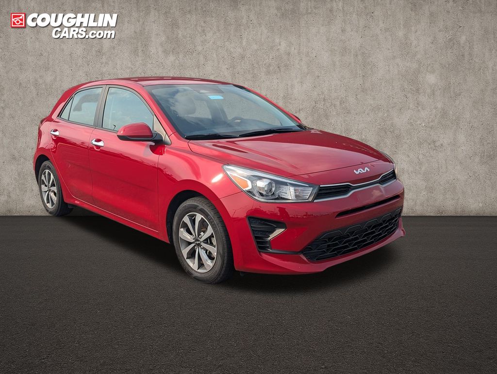 Currant Red 2023 Kia Rio5 Wagon Front-Wheel Drive Continuously Variable Transmission