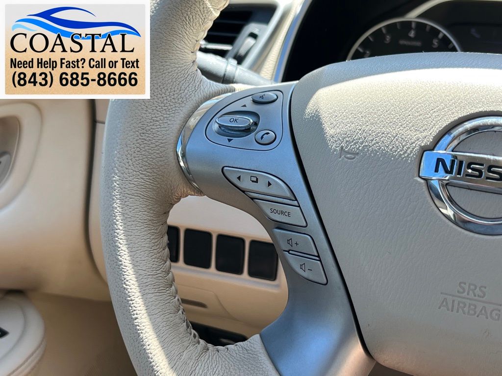 2017 Nissan Murano SV White at Coastal Chevrolet Cadillac