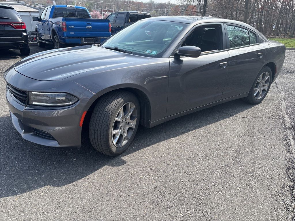 Gray (Granite Crystal Metallic Clearcoat) 2016 Dodge Charger SXT AWD Sedan All-Wheel Drive 8-Speed Automatic