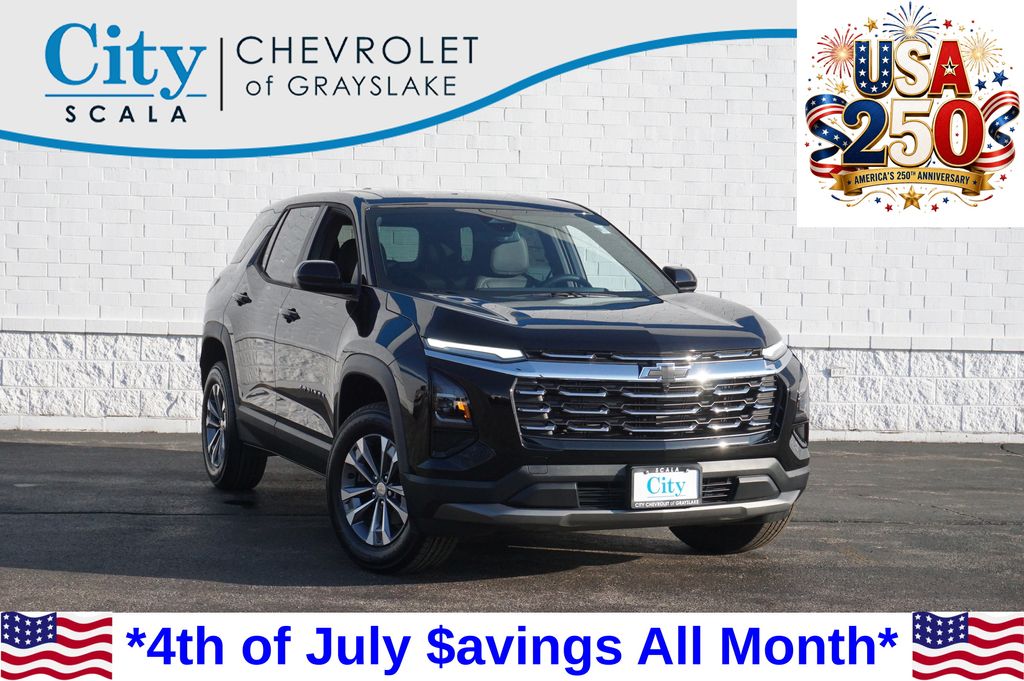 Mosaic Black Metallic 2026 Chevrolet Equinox SUV / Crossover Front-Wheel Drive Continuously Variable Transmission