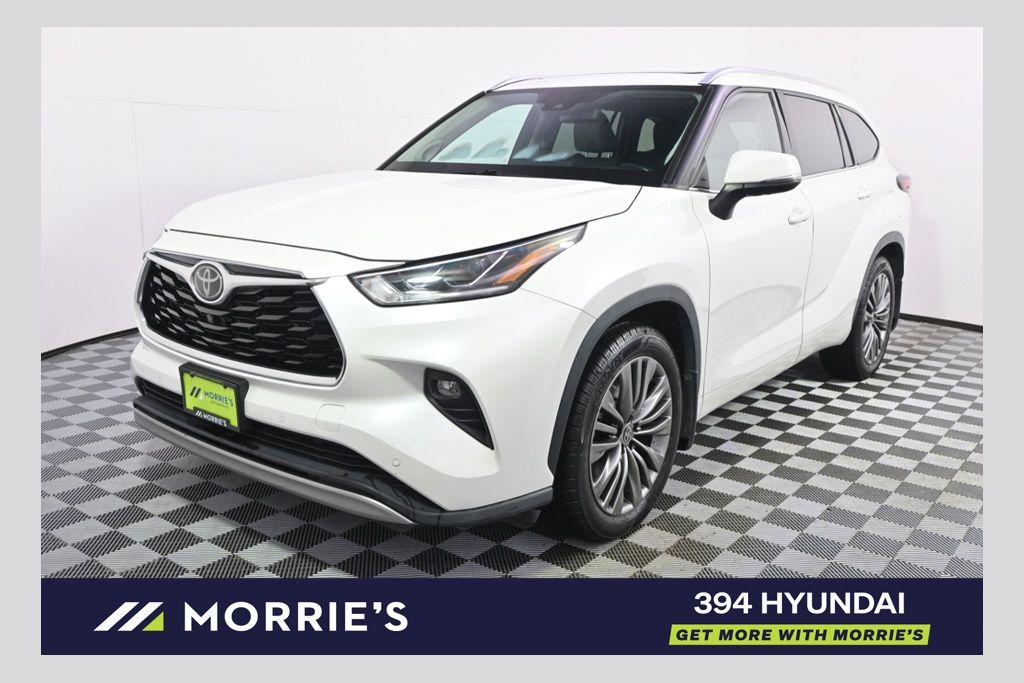White (Blizzard Pearl) 2021 Toyota Highlander SUV / Crossover All-Wheel Drive 8-Speed Automatic
