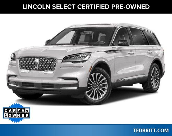 White Metallic 2023 Lincoln Aviator Reserve AWD SUV / Crossover All-Wheel Drive Automatic