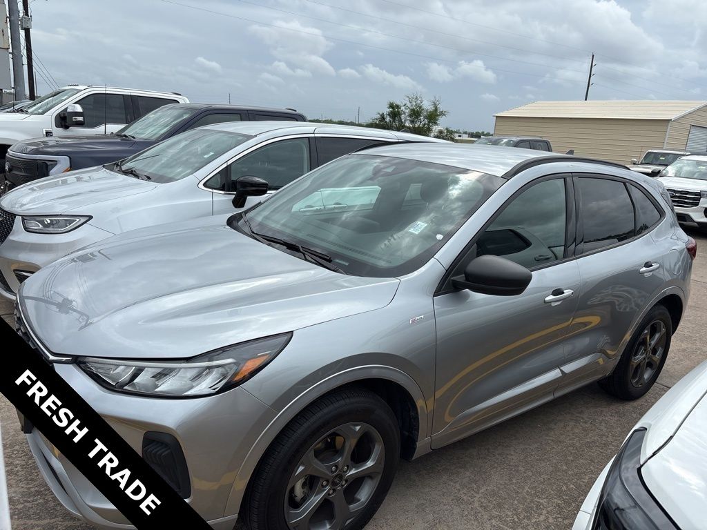 Iconic Silver Metallic 2024 Ford Escape ST-Line AWD SUV / Crossover All-Wheel Drive 8-Speed Automatic