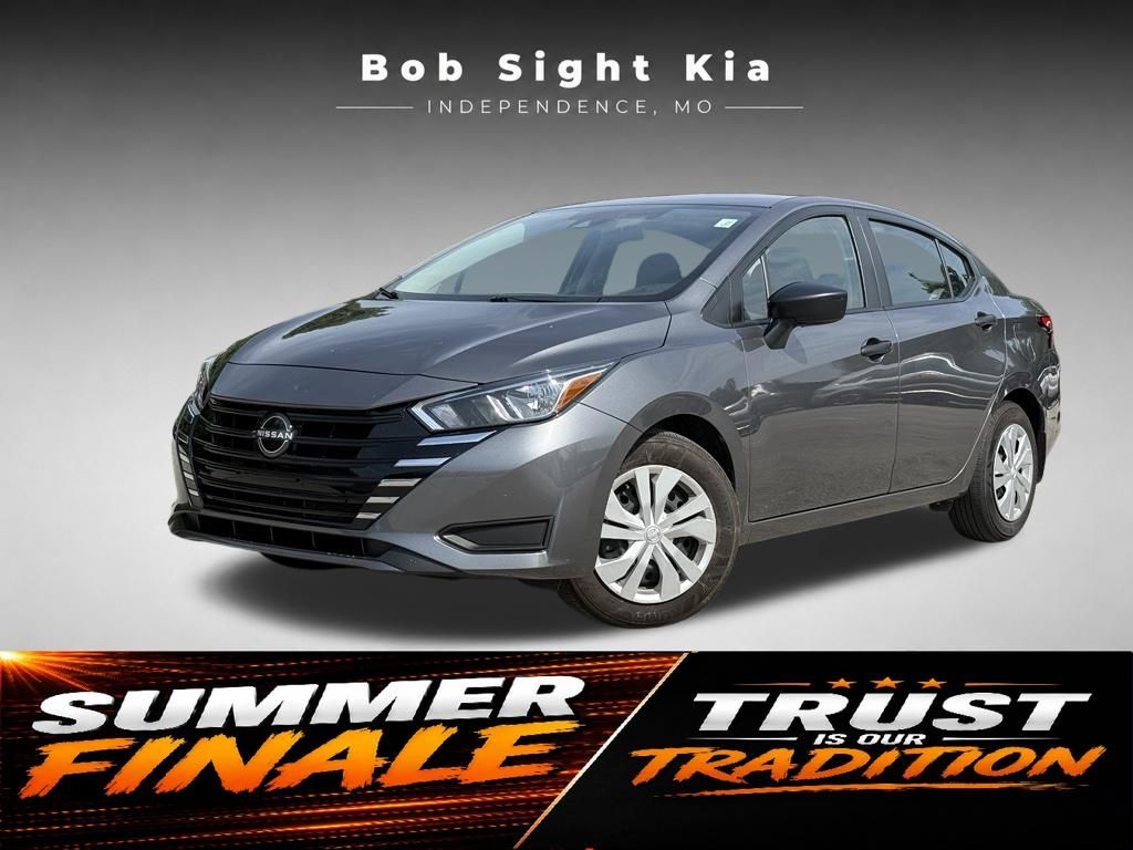 Gray (Gun Metallic) 2024 Nissan Versa Sedan Front-Wheel Drive Continuously Variable Transmission