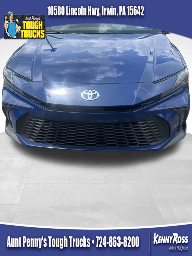 Blue 2025 Toyota Camry Sedan All-Wheel Drive Continuously Variable Transmission