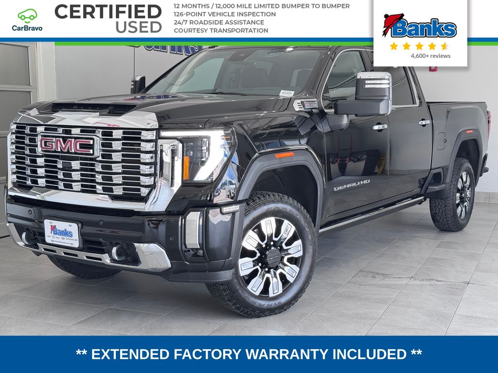 Onyx Black 2025 GMC Sierra 2500HD Pickup Truck Four-Wheel Drive Automatic
