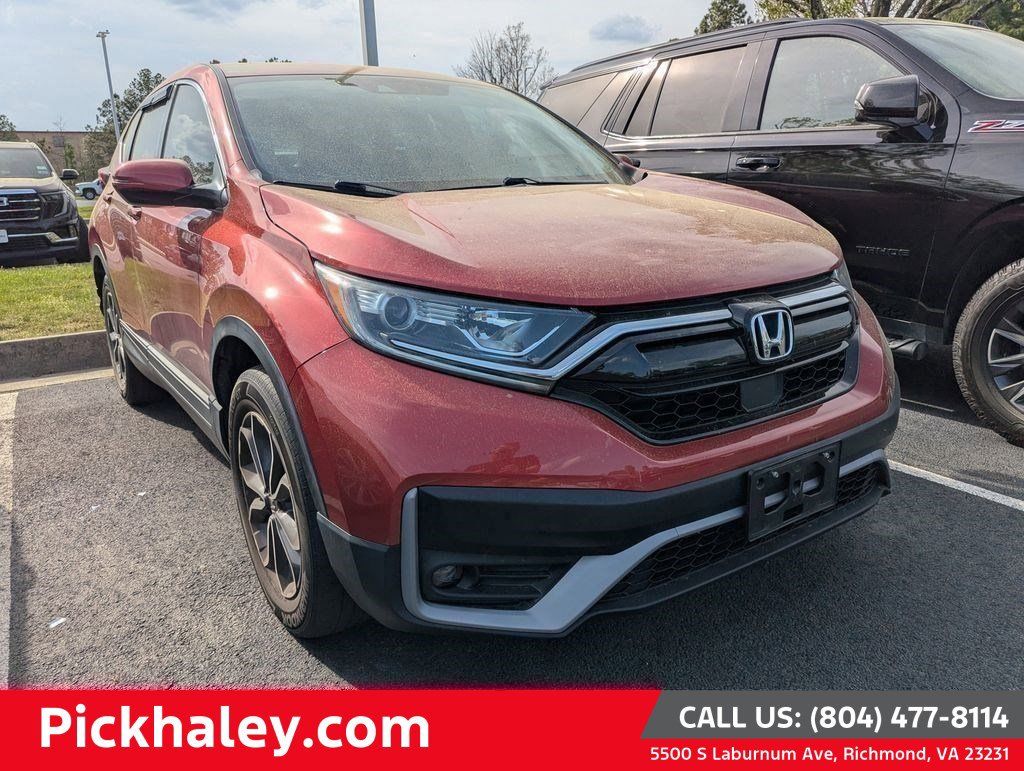 Red 2021 Honda CR-V EX AWD SUV / Crossover All-Wheel Drive Continuously Variable Transmission