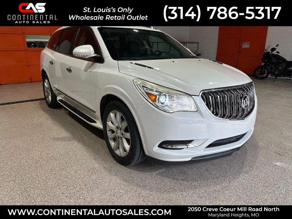 White Frost Tricoat 2016 Buick Enclave Premium AWD SUV / Crossover All-Wheel Drive 6-Speed Automatic Overdrive