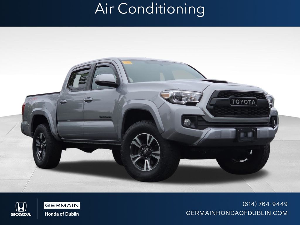 Silver Sky Metallic 2017 Toyota Tacoma Pickup Truck Four-Wheel Drive 6-Speed Automatic