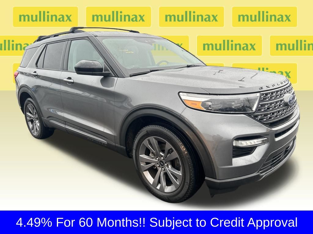 Carbonized Gray Metallic 2022 Ford Explorer XLT AWD SUV / Crossover All-Wheel Drive Automatic