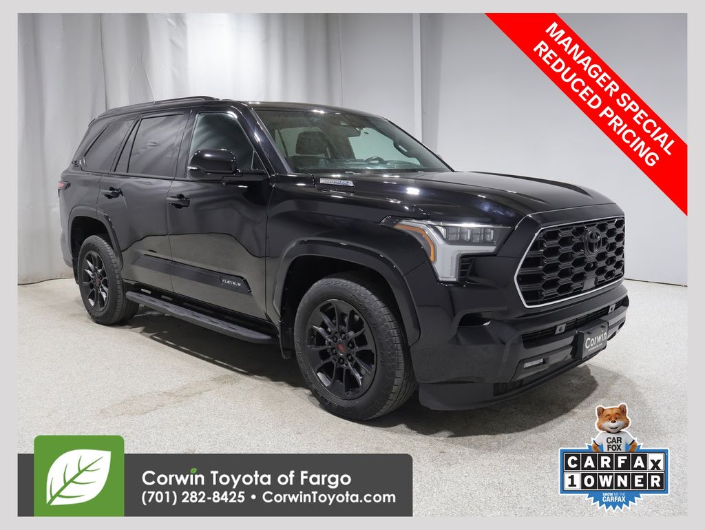 Midnight Black Metallic 2024 Toyota Sequoia SUV / Crossover Four-Wheel Drive Automatic