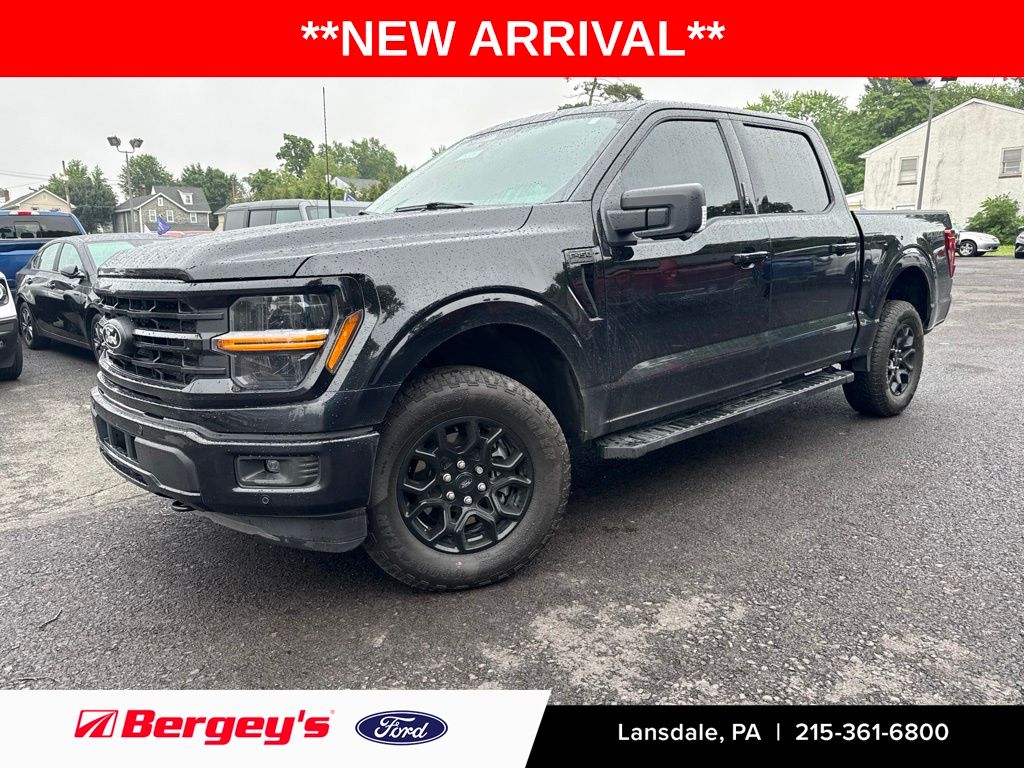 Agate Black Metallic 2024 Ford F-150 Pickup Truck Four-Wheel Drive Automatic