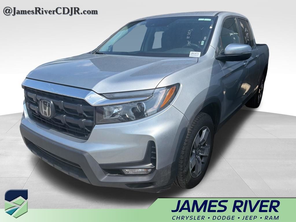 Crystal Black Pearl 2025 Honda Ridgeline RTL AWD Pickup Truck All-Wheel Drive 9-Speed Automatic
