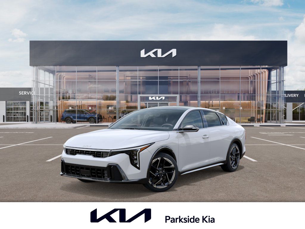 Snow White Pearl 2026 Kia K4 GT-Line FWD Sedan Front-Wheel Drive Continuously Variable Transmission