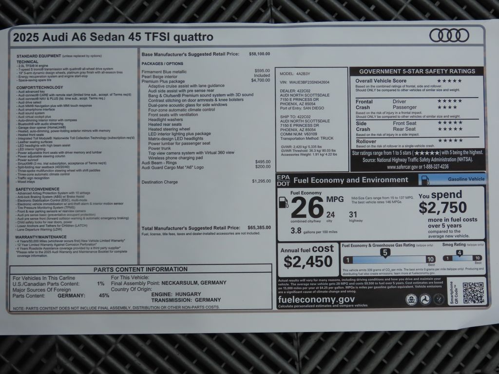 2025 Audi A6  9