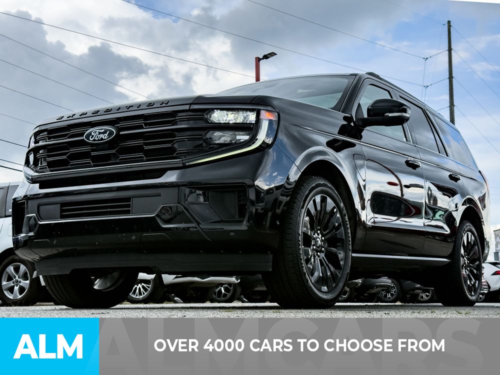 Used 2025 Black Metallic Ford Platinum image 2