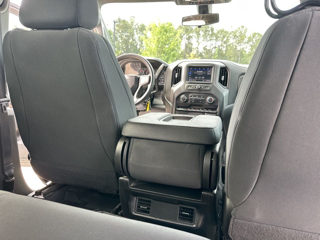 2021 Black Chevrolet Silverado 1500 Custom RWD Truck