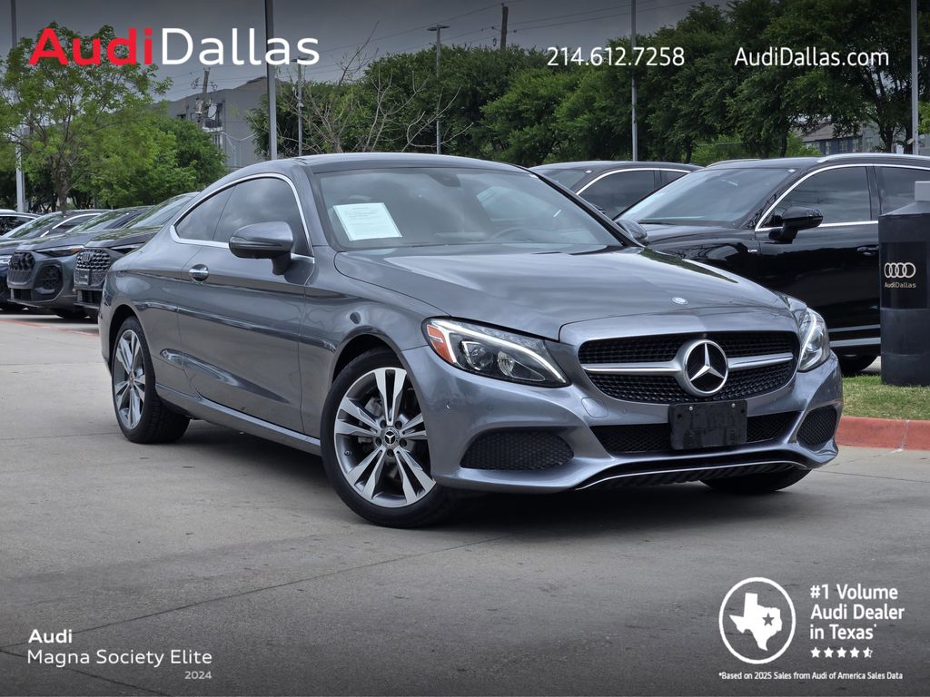 Selenite Gray Metallic 2017 Mercedes-Benz C-Class C 300 Coupe Coupe Rear-Wheel Drive 7-Speed Automatic