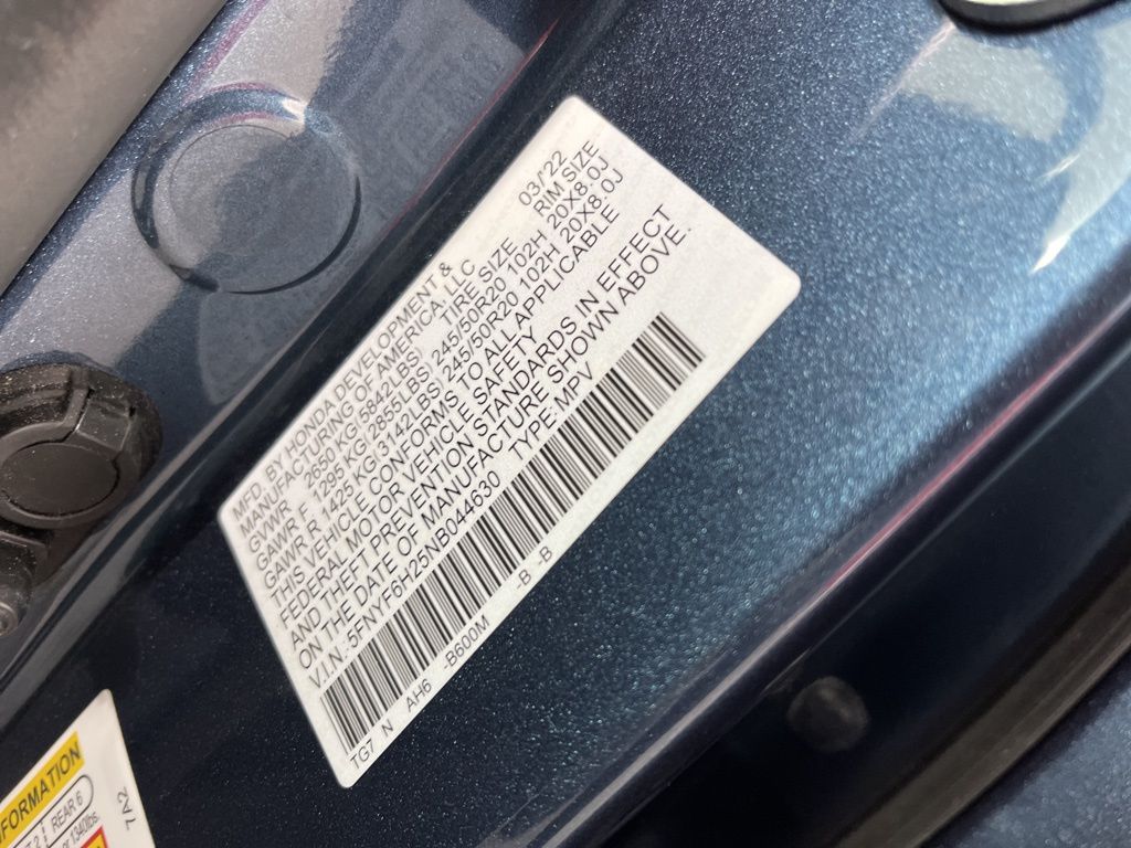 2022 Honda Pilot Special Edition 27