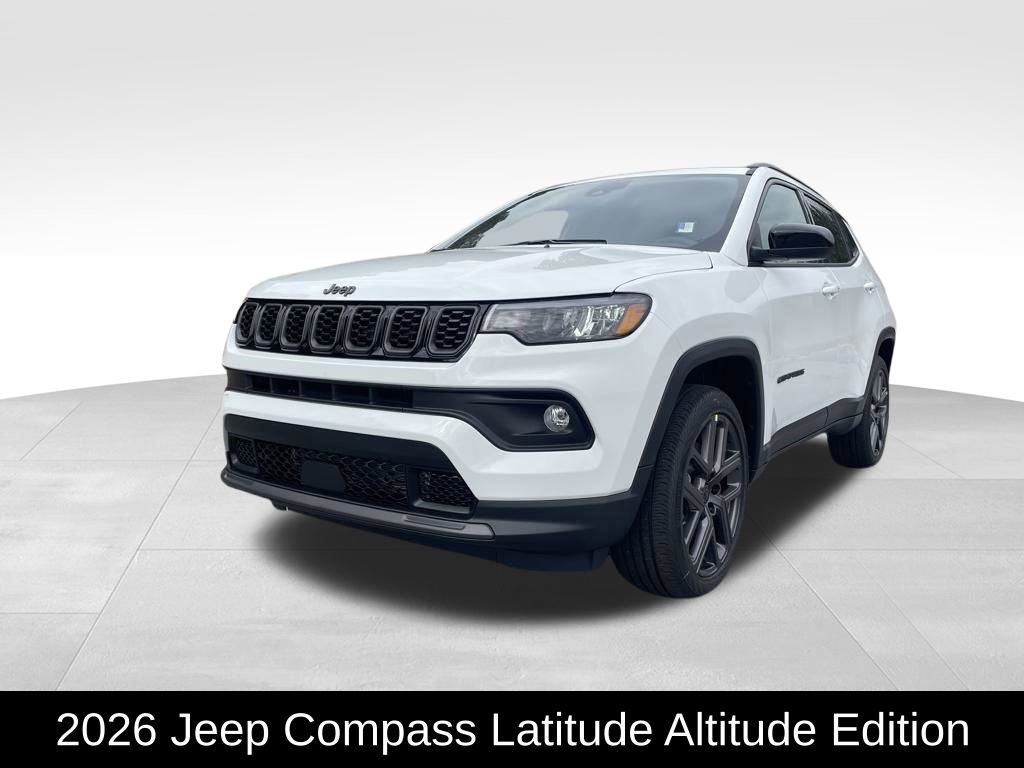 Bright White Clearcoat 2026 Jeep Compass SUV / Crossover Four-Wheel Drive 8-Speed Automatic
