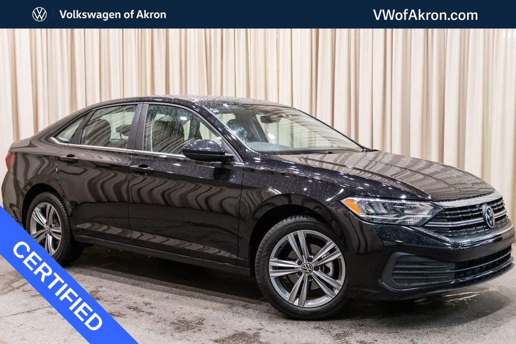Deep Black 2024 Volkswagen Jetta Sedan Front-Wheel Drive 8-Speed Automatic