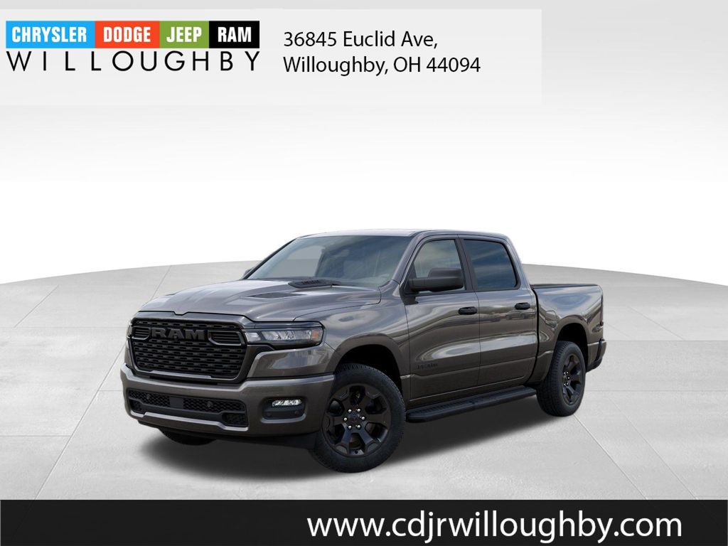 Gray (Granite Crystal Metallic Clearcoat) 2026 RAM 1500 Pickup Truck Four-Wheel Drive 8-Speed Automatic