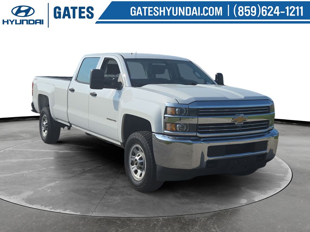 Summit White 2017 Chevrolet Silverado 3500HD Pickup Truck Four-Wheel Drive 6-Speed Automatic Overdrive