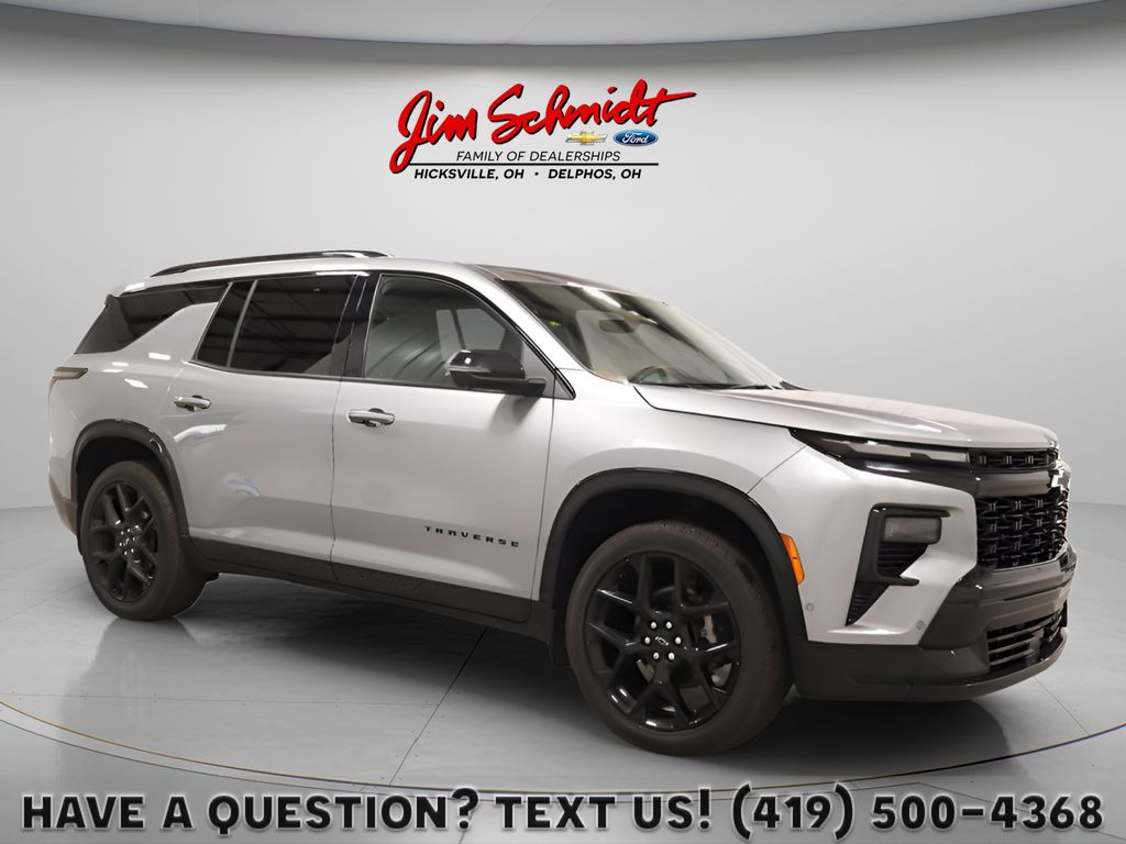 Sterling Gray Metallic 2025 Chevrolet Traverse SUV / Crossover Four-Wheel Drive 8-Speed Automatic