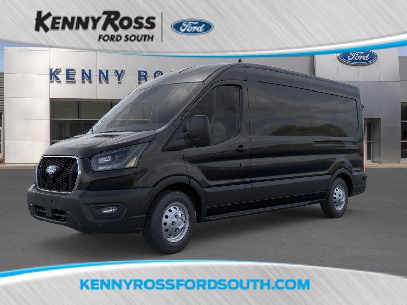 Agate Black Metallic 2026 Ford Transit Cargo Van All-Wheel Drive