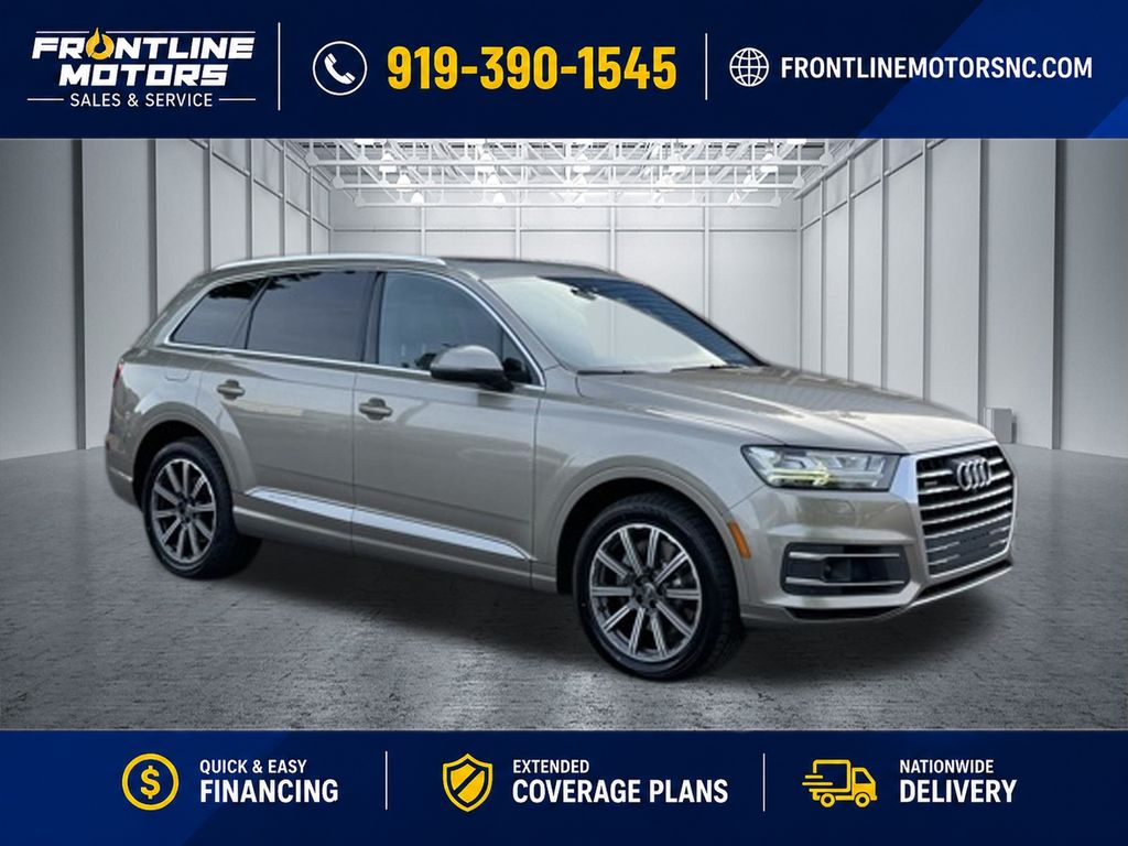 Brown (Carat Beige Metallic) 2017 Audi Q7 SUV / Crossover All-Wheel Drive 8-Speed Automatic