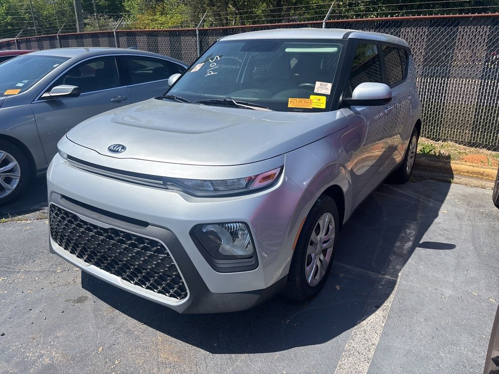 Sparkling Silver 2020 Kia Soul LX FWD SUV / Crossover Front-Wheel Drive Continuously Variable Transmission