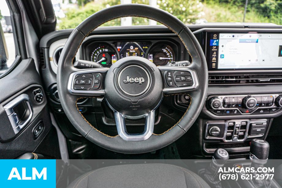 Used 2024 Silver Jeep Sahara 4xe image 29