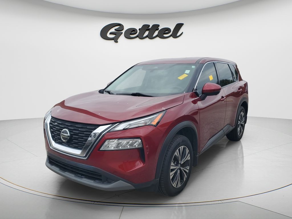 Red (Scarlet) 2021 Nissan Rogue SUV / Crossover Front-Wheel Drive Continuously Variable Transmission