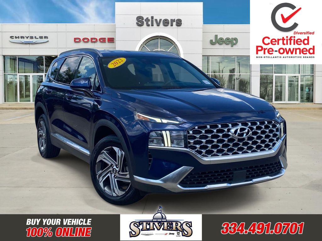 Stormy Blue 2022 Hyundai Santa Fe SUV / Crossover Front-Wheel Drive 8-Speed Automatic