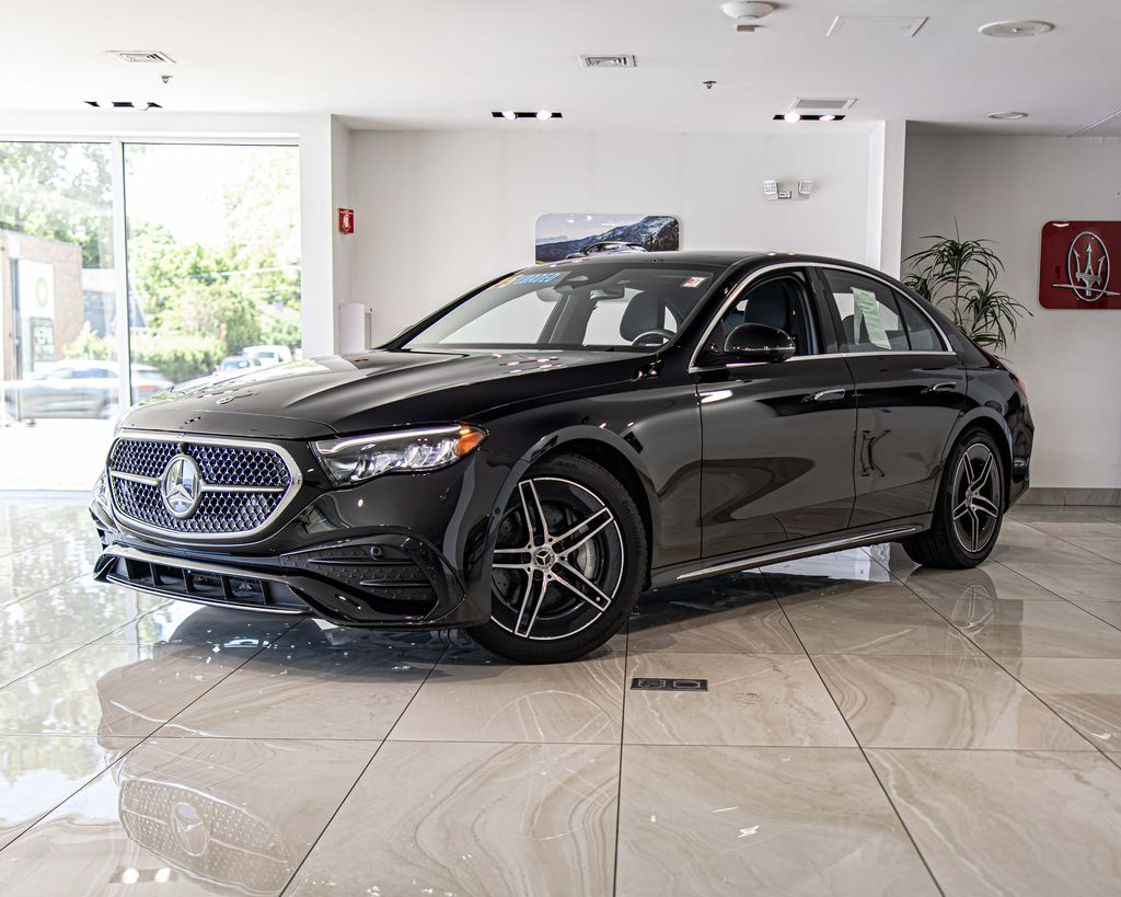 Black 2025 Mercedes-Benz E-Class E 450 4MATIC Sedan All-Wheel Drive 9-Speed Automatic