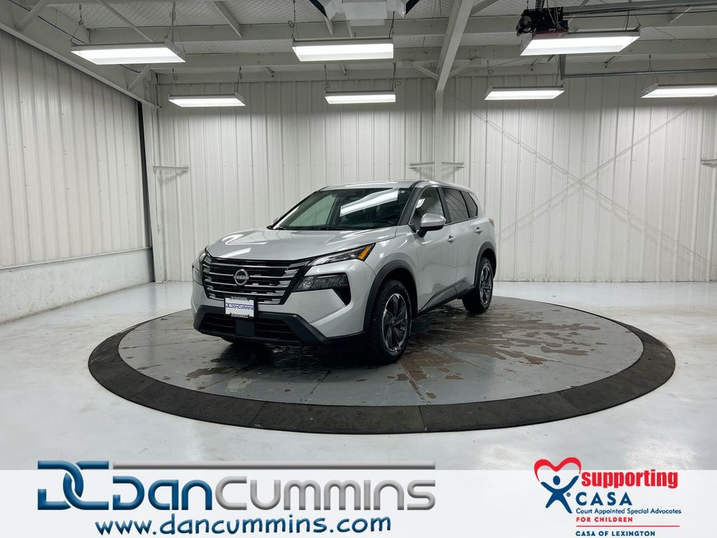 Brilliant Silver Metallic 2025 Nissan Rogue SV FWD SUV / Crossover Front-Wheel Drive Continuously Variable Transmission