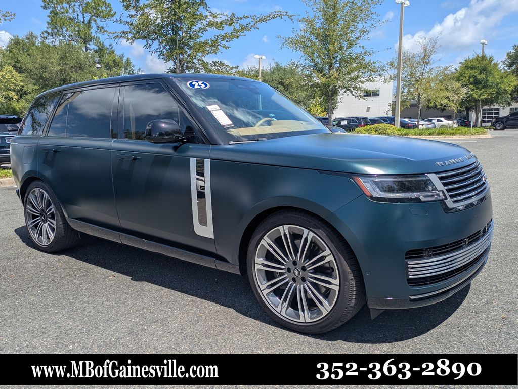 British Racing Green SV Bespoke Ultra Met Satin 2025 Land Rover Range Rover SUV / Crossover All-Wheel Drive 8-Speed Automatic