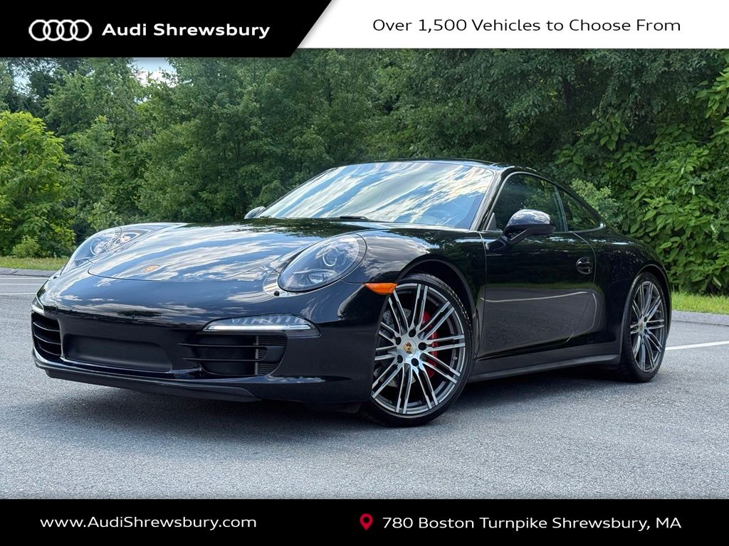 Jet Black Metallic 2015 Porsche 911 Coupe All-Wheel Drive 7-Speed Automatic