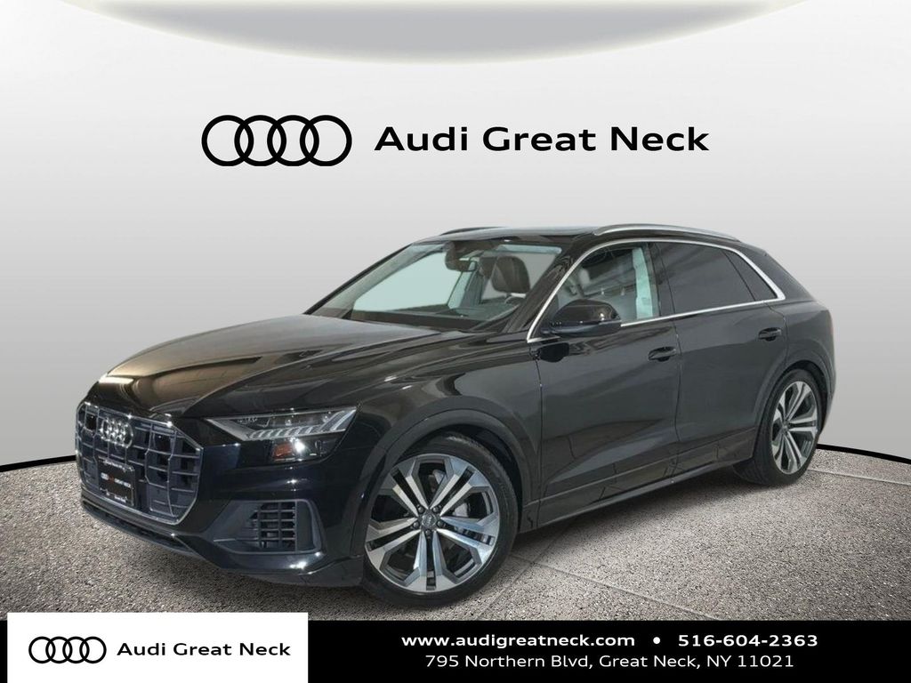 Orca Black Metallic 2019 Audi Q8 quattro Prestige 55 TFSI SUV / Crossover All-Wheel Drive 8-Speed Automatic