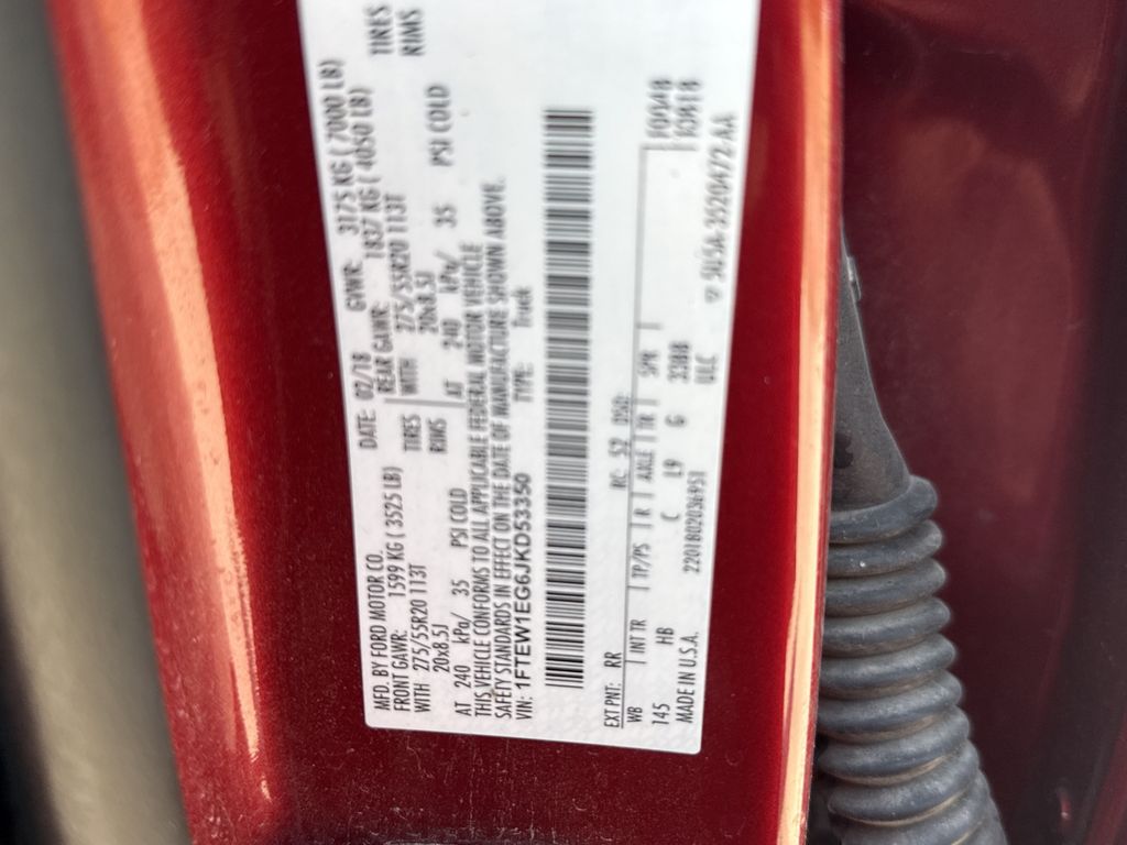 2018 Ford F-150 Lariat Red at Texan Dodge Chrysler Jeep Ram