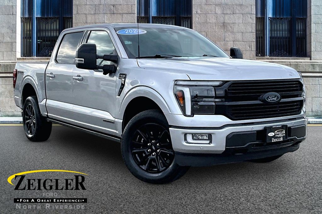 Silver Metallic 2024 Ford F-150 Pickup Truck Four-Wheel Drive Automatic