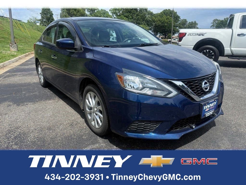 Deep Blue Pearl 2017 Nissan Sentra S Sedan Front-Wheel Drive Continuously Variable Transmission