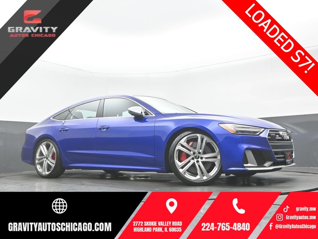 Ultra Blue Metallic 2023 Audi S7 Sedan All-Wheel Drive 8-Speed Automatic