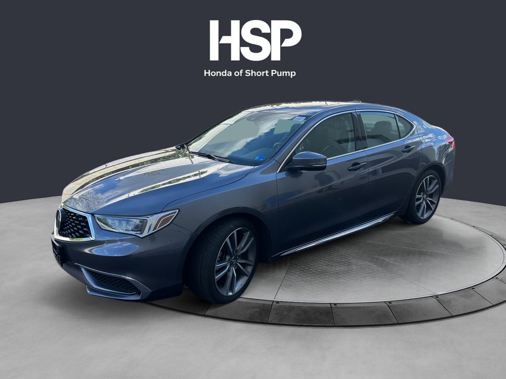 Gray (Modern Steel Metallic) 2019 Acura TLX Sedan All-Wheel Drive 9-Speed Automatic