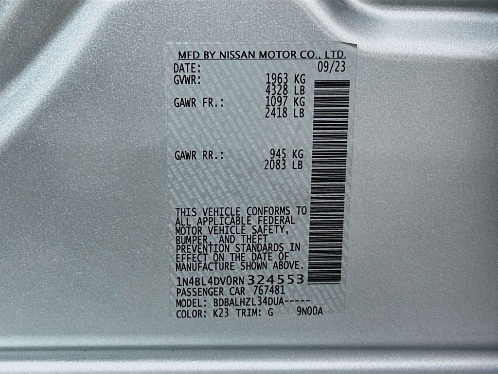 2024 Nissan Altima SV 30