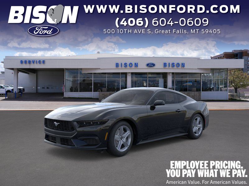 Shadow Black 2026 Ford Mustang Coupe Rear-Wheel Drive Automatic