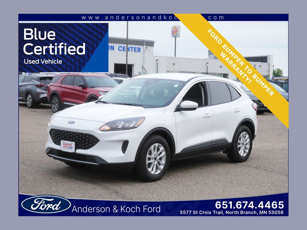 Oxford White 2021 Ford Escape SUV / Crossover All-Wheel Drive 8-Speed Automatic